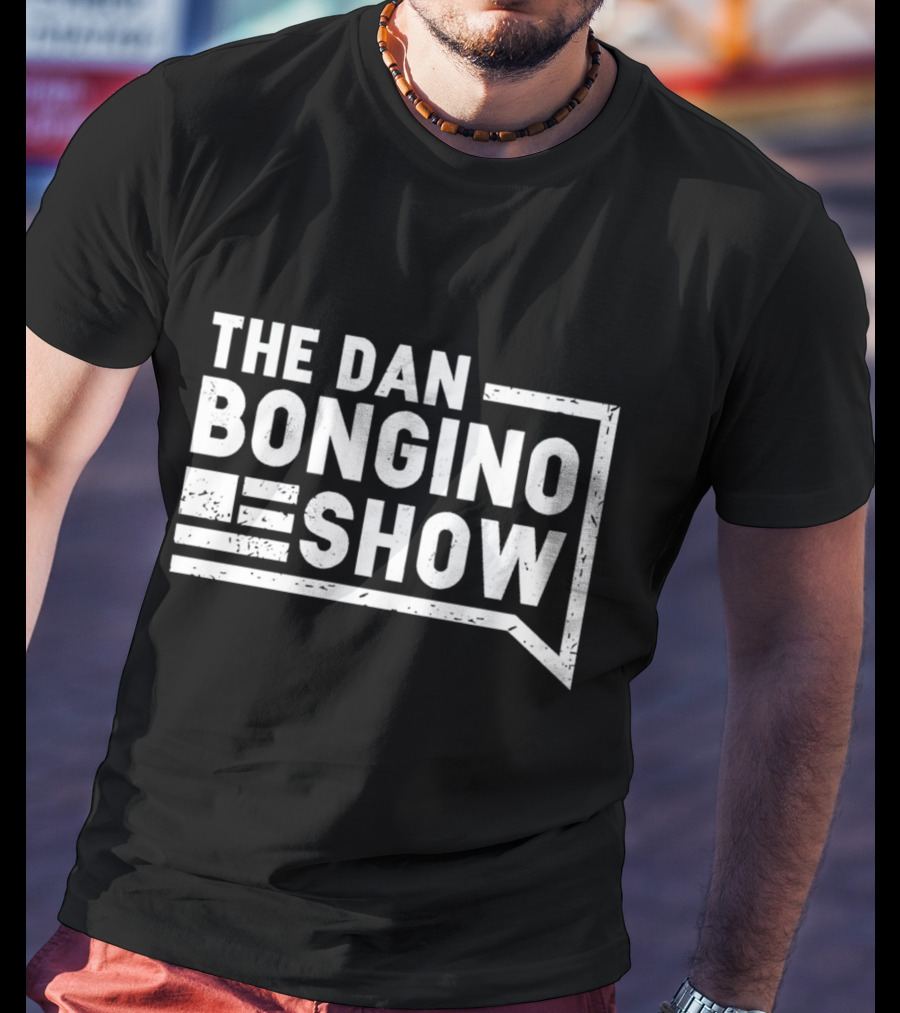 The Dan Bongino Show American Flag Speech Bubble T-Shirt