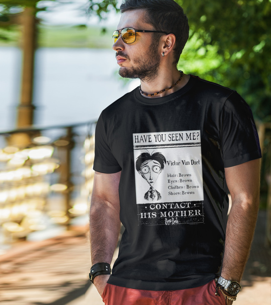 Have You Seen Me Victor Van Dort Contact His Mother Brown Hair Brown Eyes Clothes Shoes T-Shirt