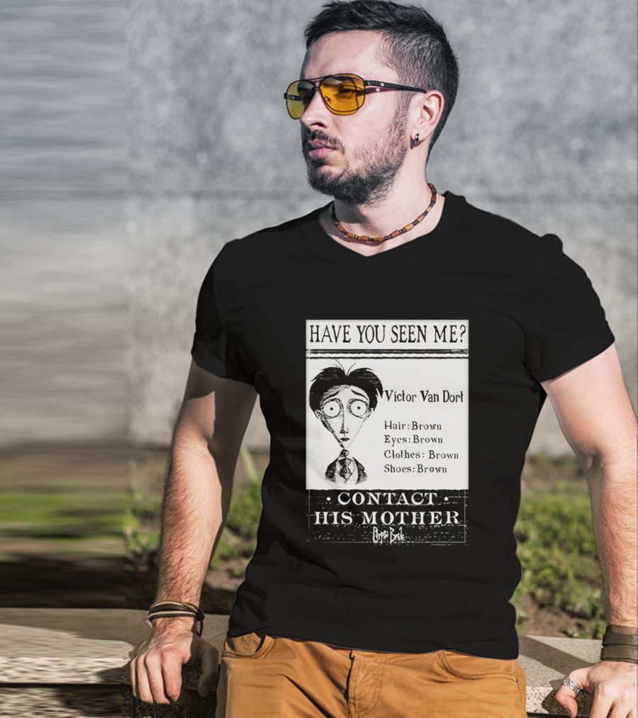Have You Seen Me Victor Van Dort Contact His Mother Brown Hair Brown Eyes Clothes Shoes T-Shirt