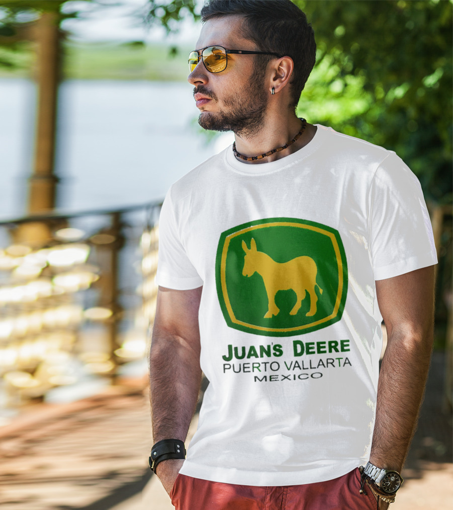 Juans Deere Puerto Vallarta Mexico Donkey T-Shirt