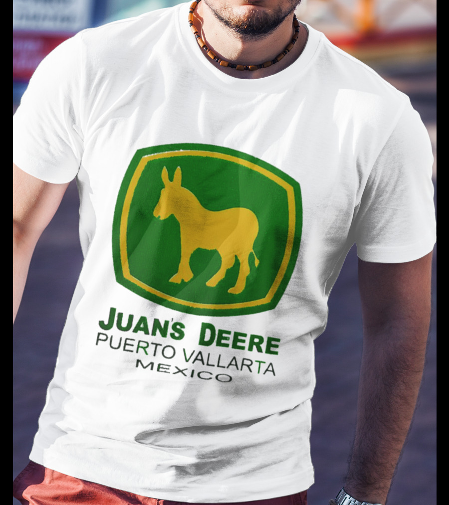 Juans Deere Puerto Vallarta Mexico Donkey T-Shirt