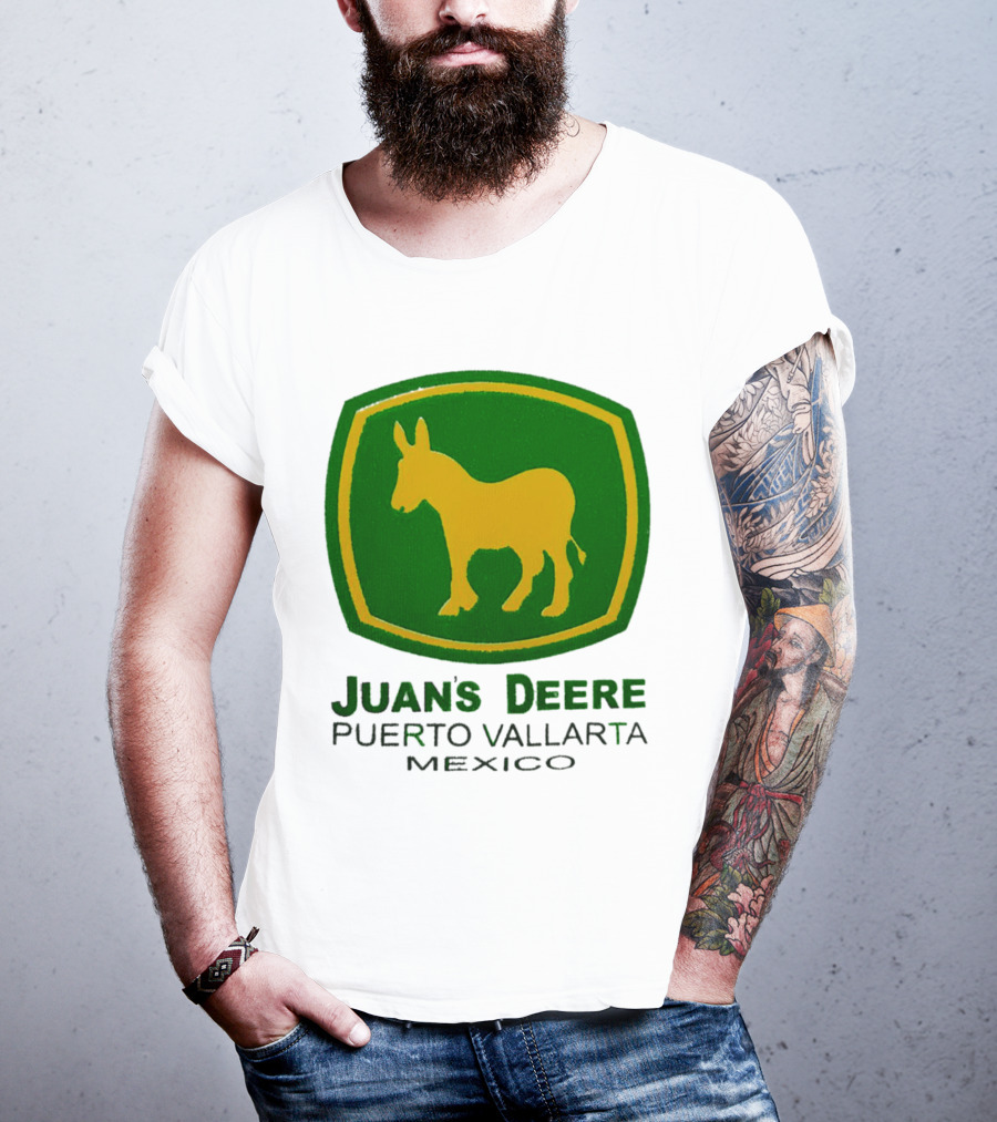 Juans Deere Puerto Vallarta Mexico Donkey T-Shirt