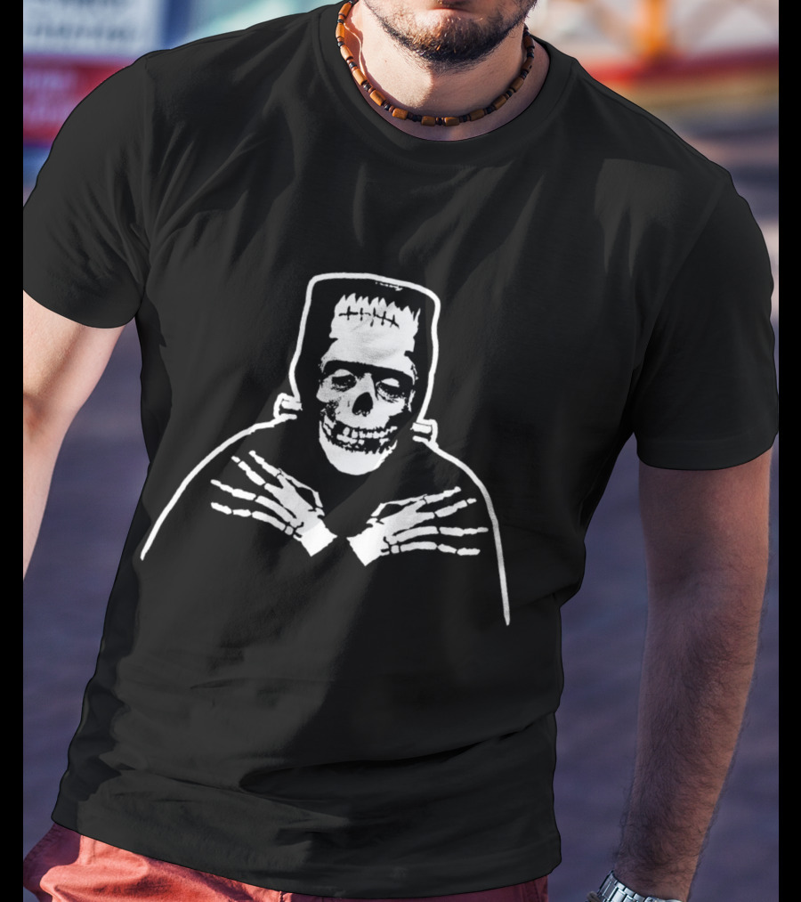 Preorder Frankenfiend Skeleton Monster With Crossed Arms T-Shirt