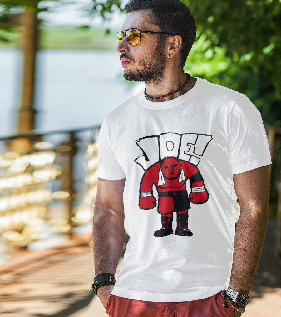 Samoa Joe Cartoon Graphic All Elite Wrestling AEW T-Shirt