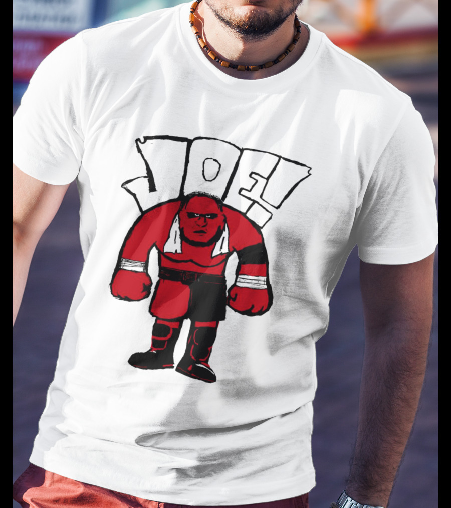 Samoa Joe Cartoon Graphic All Elite Wrestling AEW T-Shirt
