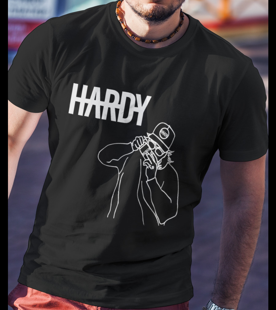 HARDY Country Music Vintage Camera Line T-Shirt