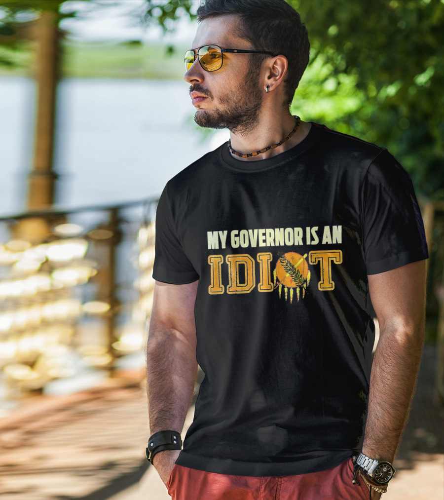 My Governor Is An Idiot Oklahoma Native American Symbolism T-Shirt