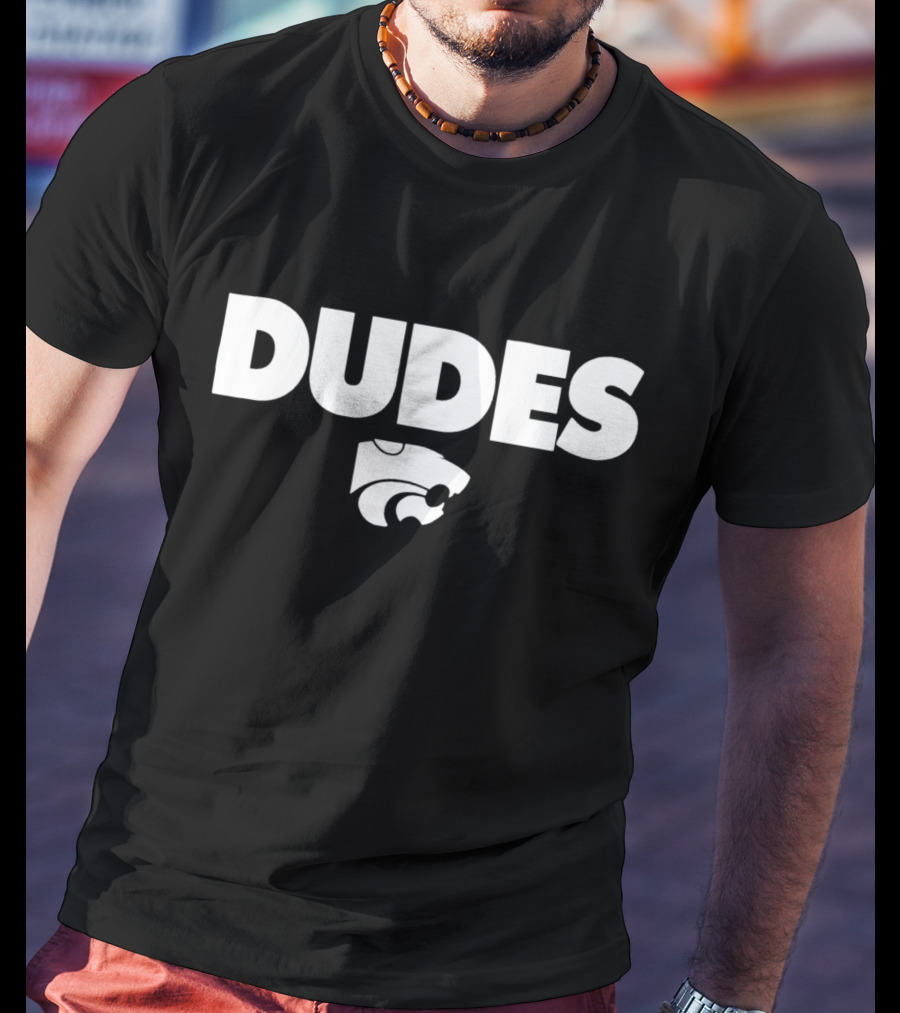 Dudes Wildcats Paw Team Spirit T-Shirt