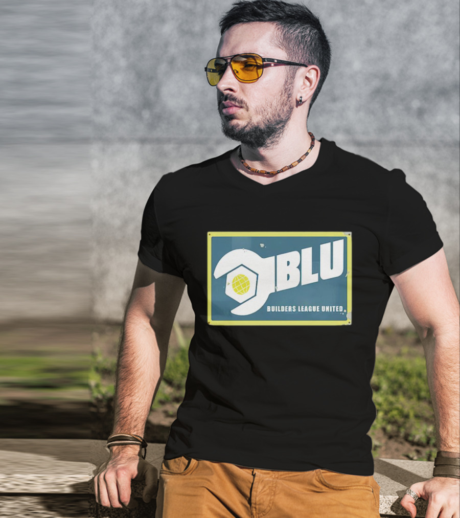 Builders League United BLU Wrench Logo Team Fortress 2 T-Shirt