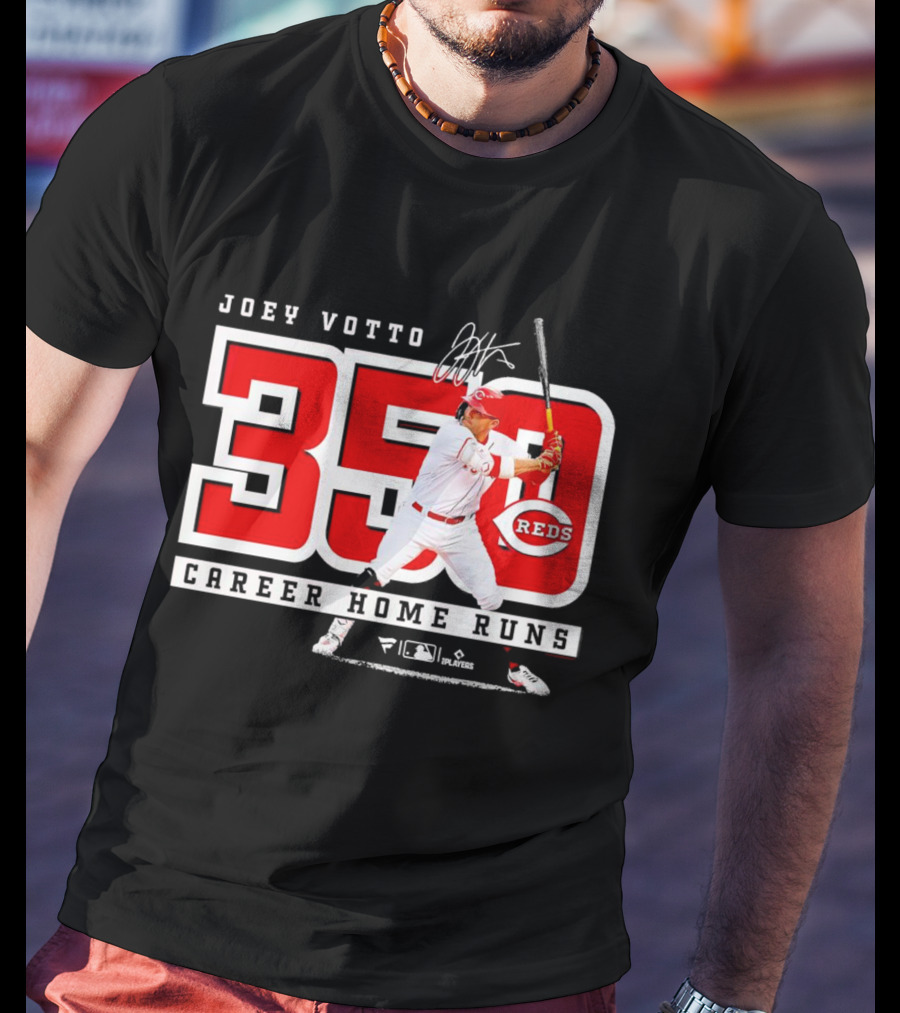 Joey Votto Reds 350 Career Home Runs Signature T-Shirt