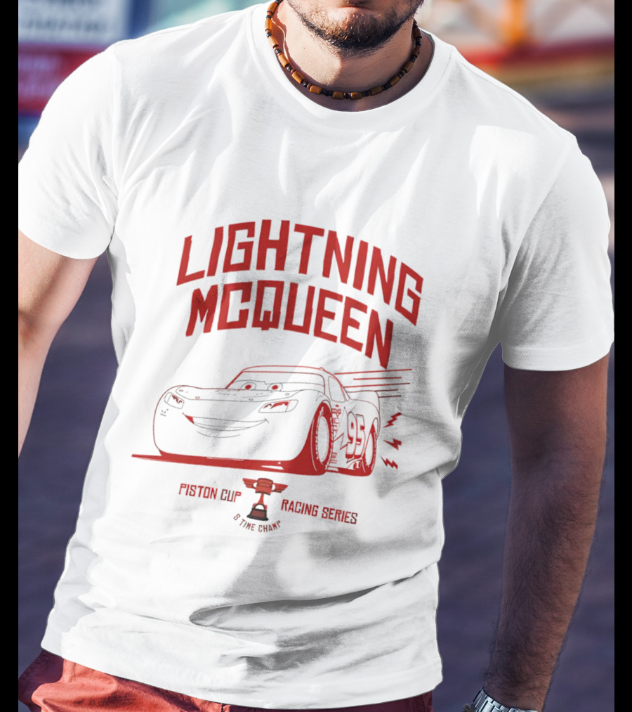 Lightning McQueen 95 Piston Cup Racing Series Winner T-Shirt