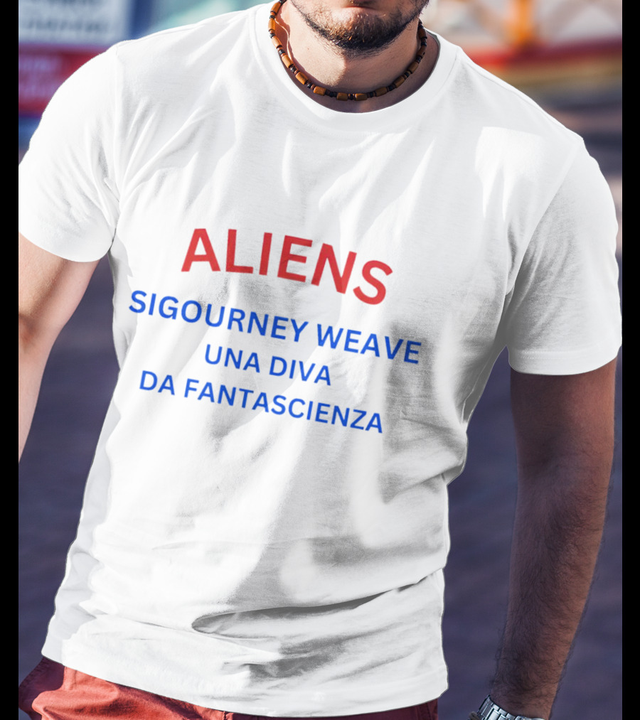 ALIENS Sigourney Weaver Una Diva Da Fantascienza T-Shirt