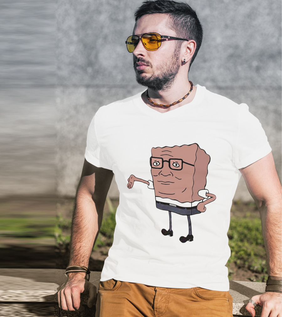 Damnit Spongebobby Meme Mashup With Glasses T-Shirt