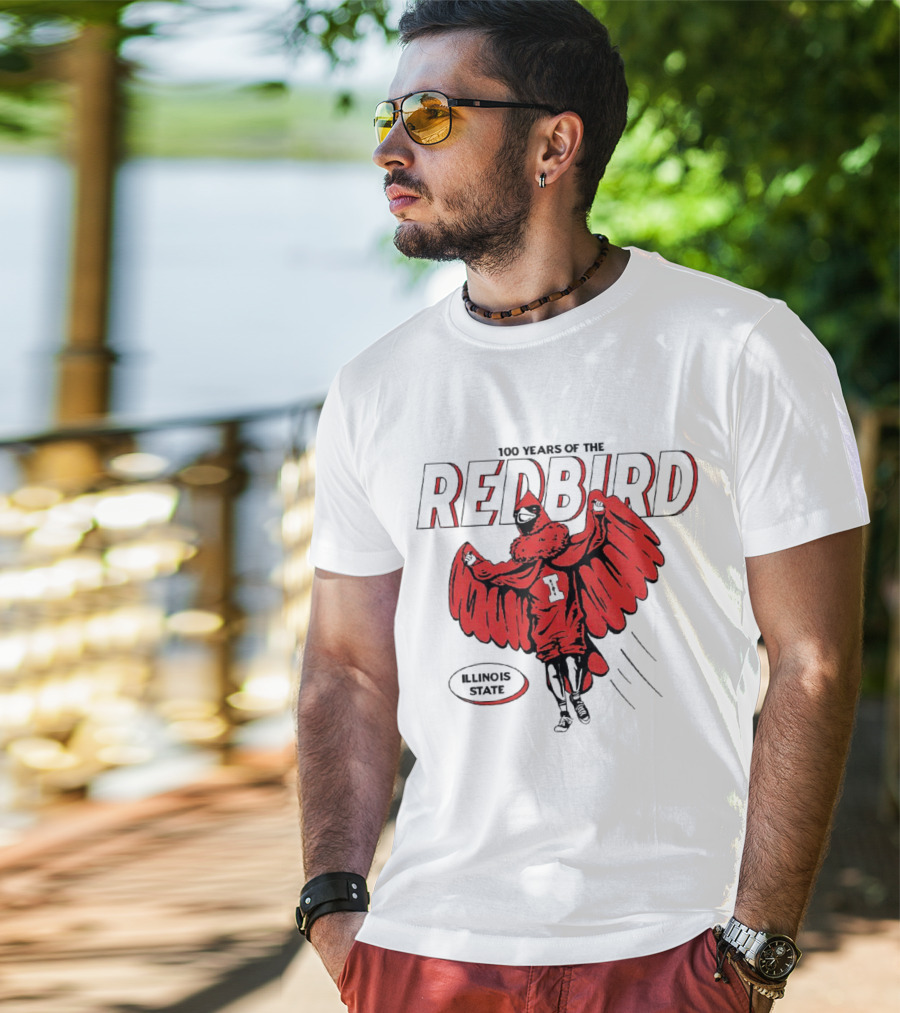Illinois State Redbird 100 Years Of The Redbird T-Shirt