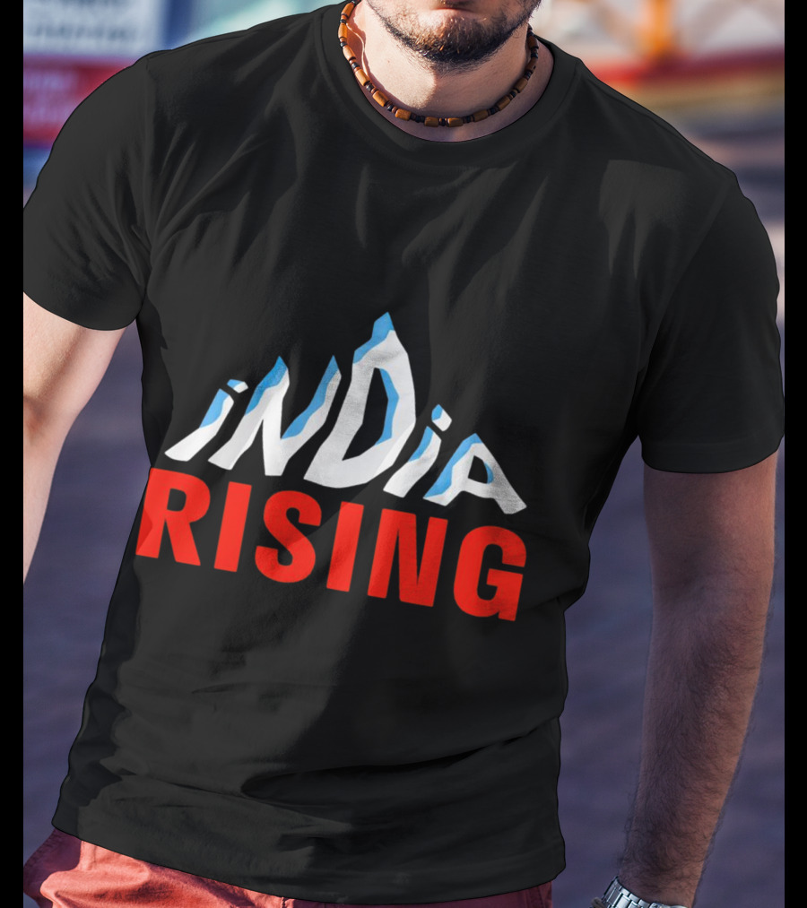 India Rising Mountain Peaks Alps T-Shirt