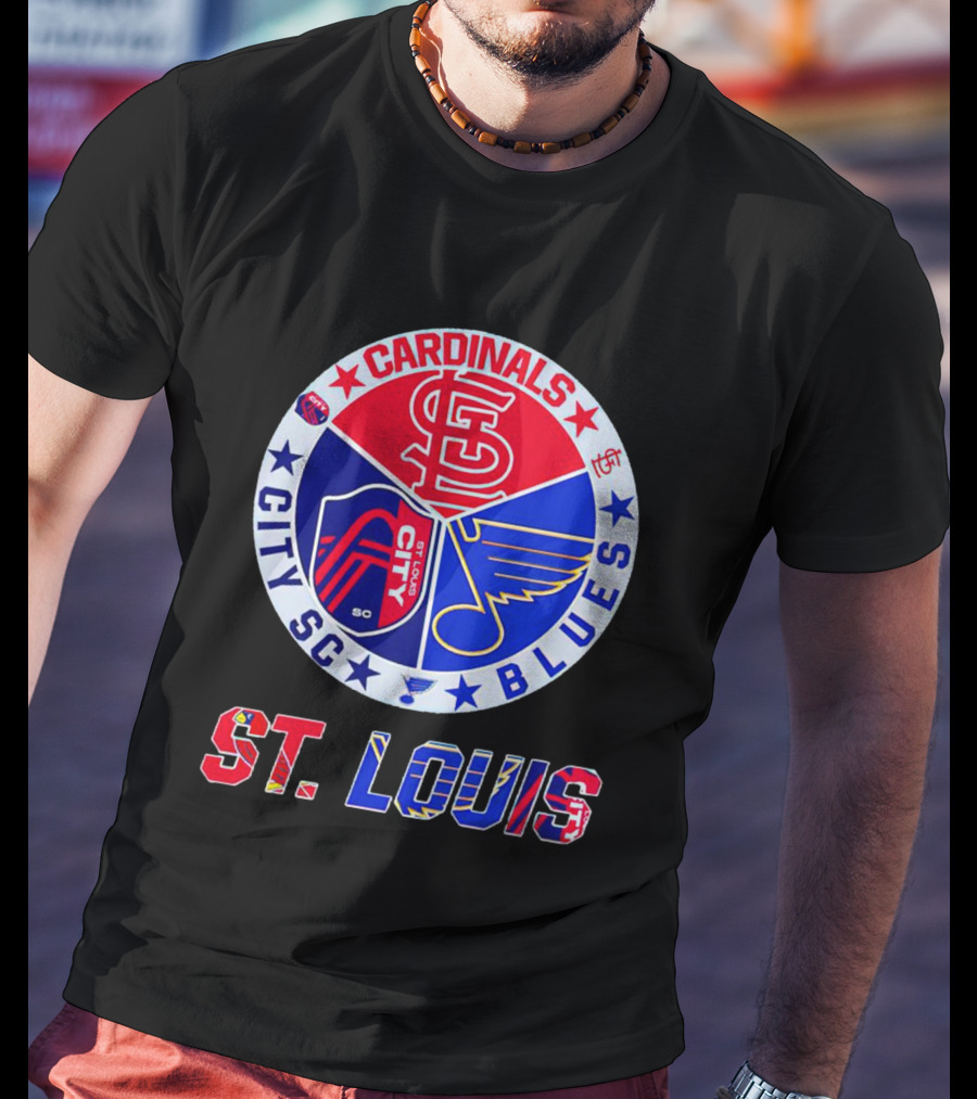 ST Louis Cardinals City SC Blues T-Shirt