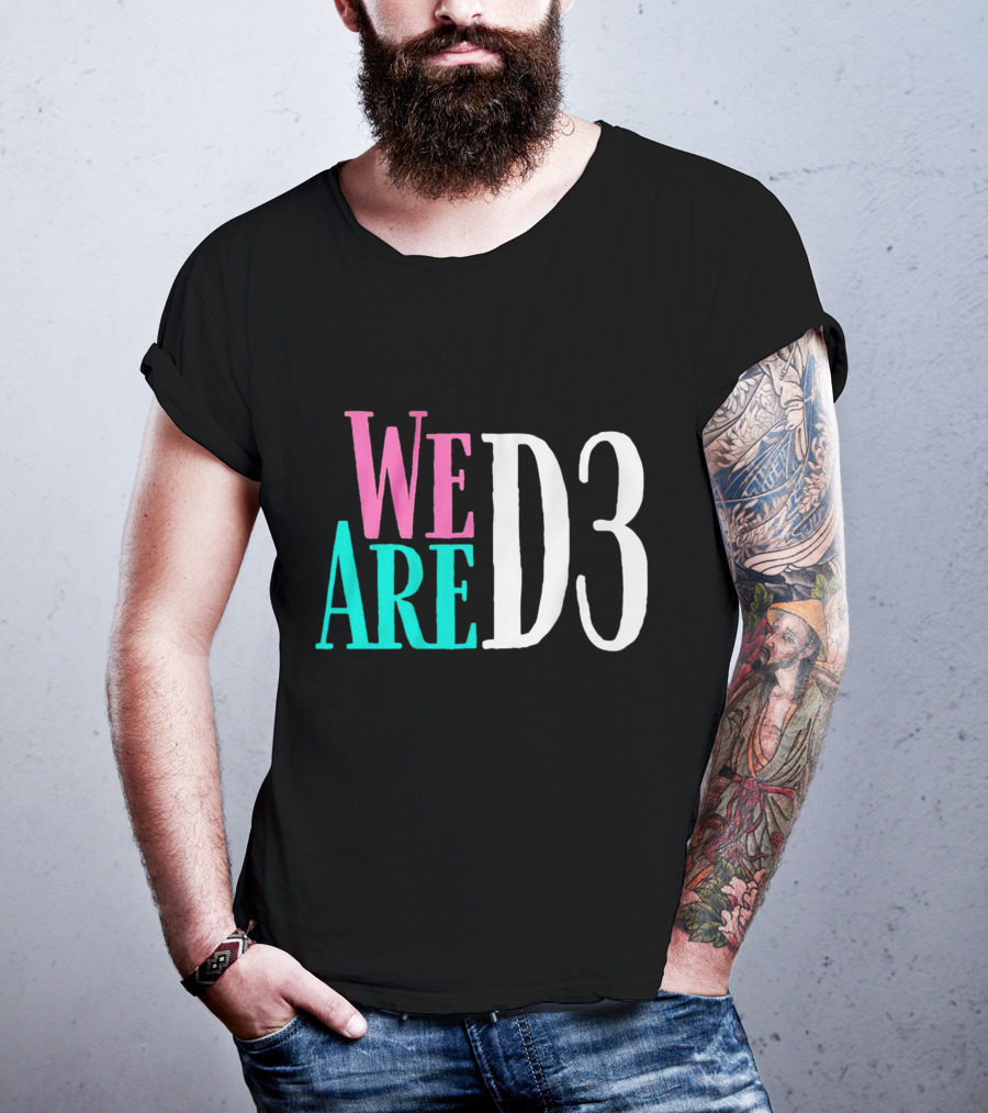 We Are D3 College Athletics Division III Unity T-Shirt