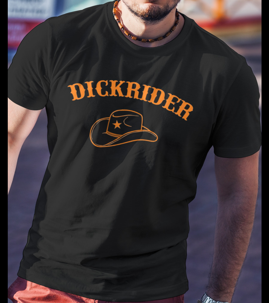 DICKRIDER Cowboy Hat Star Badge T-Shirt