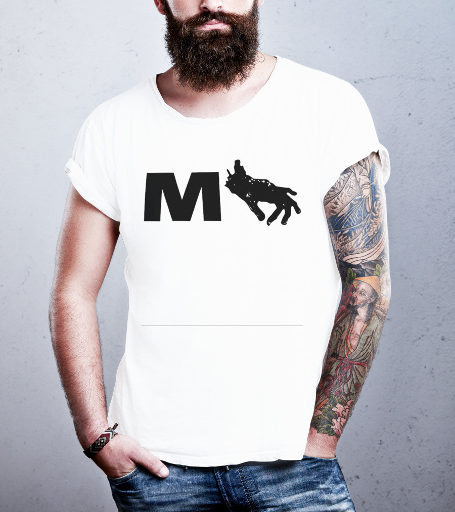 Monkeypaw Productions M With Hand Silhouette Jordan Peele T-Shirt