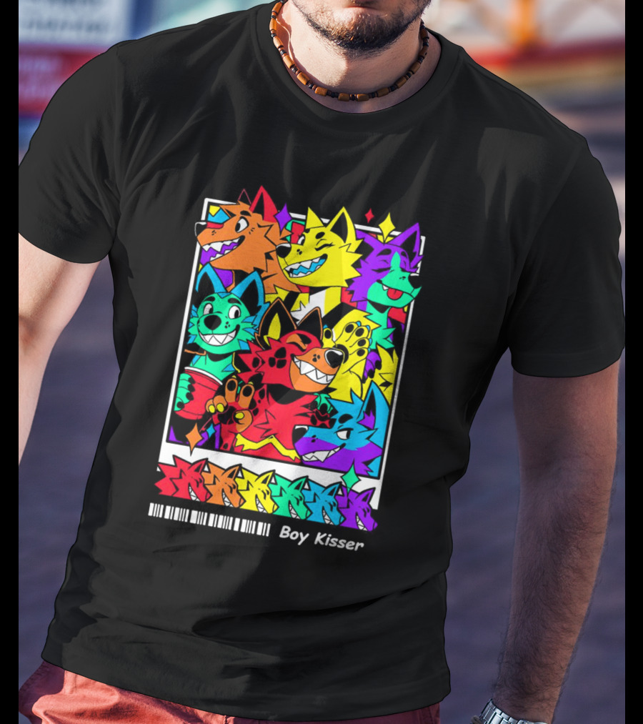 New Leaked Colorful Boy Kisser Fox Pack T-Shirt