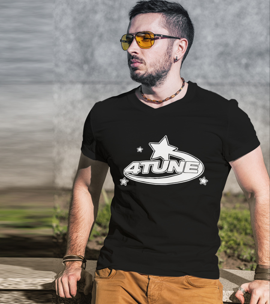 Pray For 4Tune Star Swirl T-Shirt