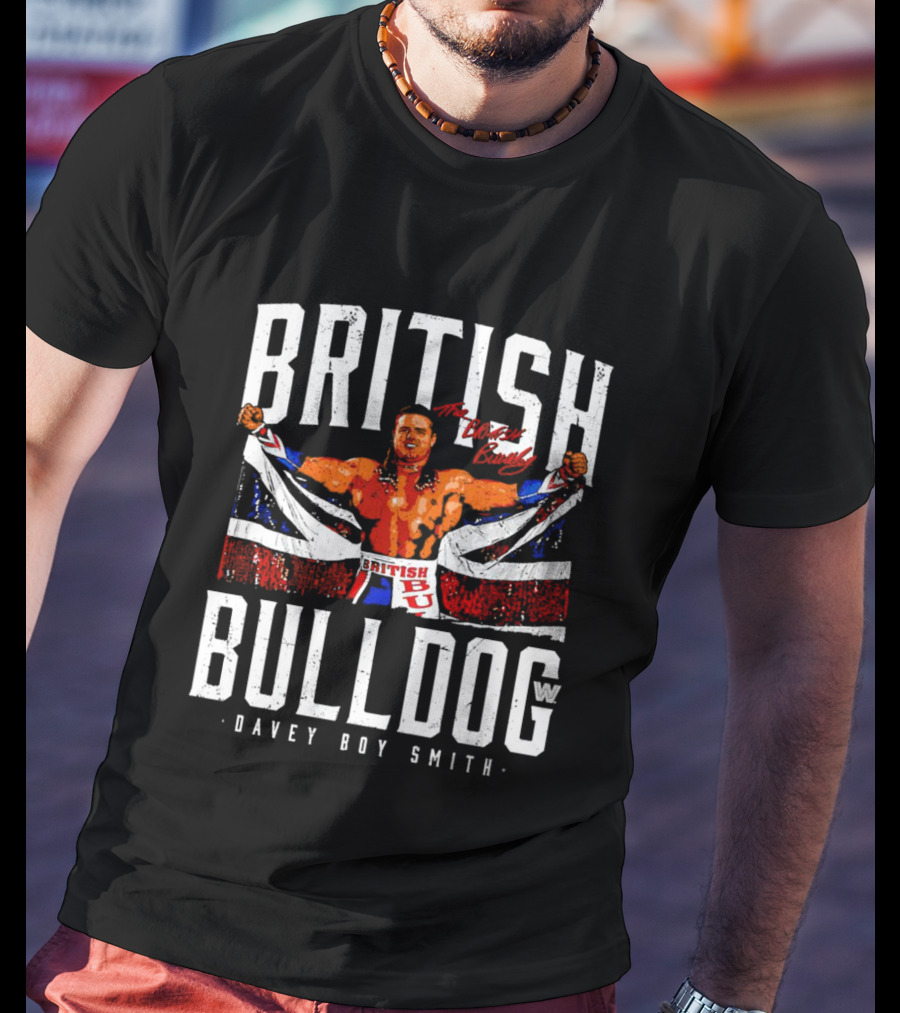 British Bulldog The British Beauty Davey Boy Smith WWE T-Shirt