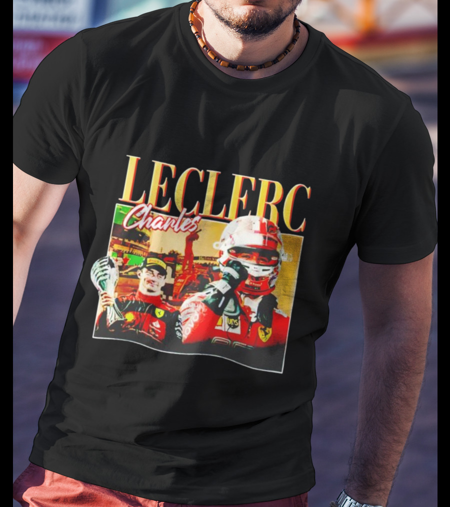 Leclerc Charles Racing Victory Celebration Legends T-Shirt