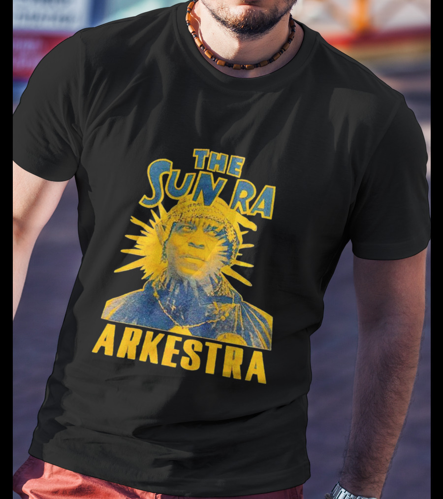 The Sun Ra Arkestra Cosmic Jazz Icon Yellow T-Shirt