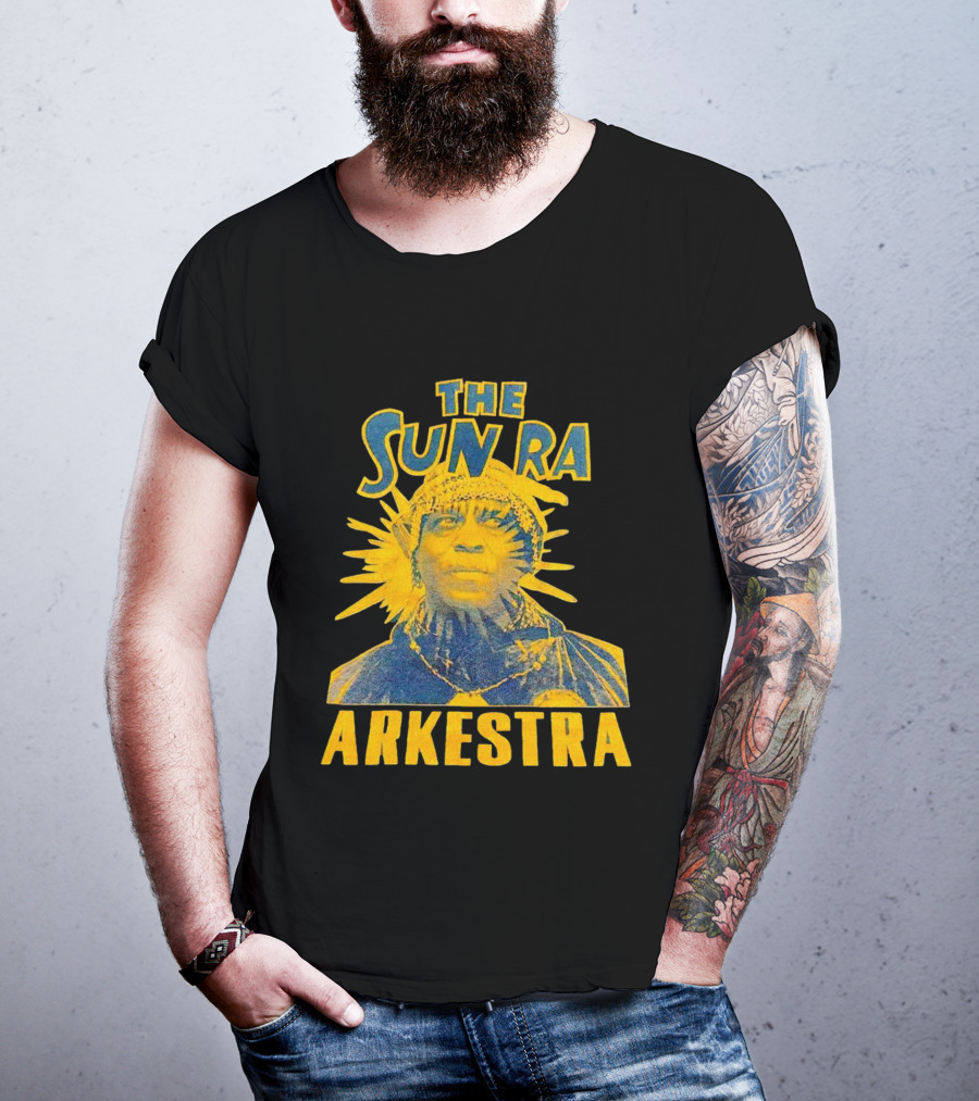 The Sun Ra Arkestra Cosmic Jazz Icon Yellow T-Shirt