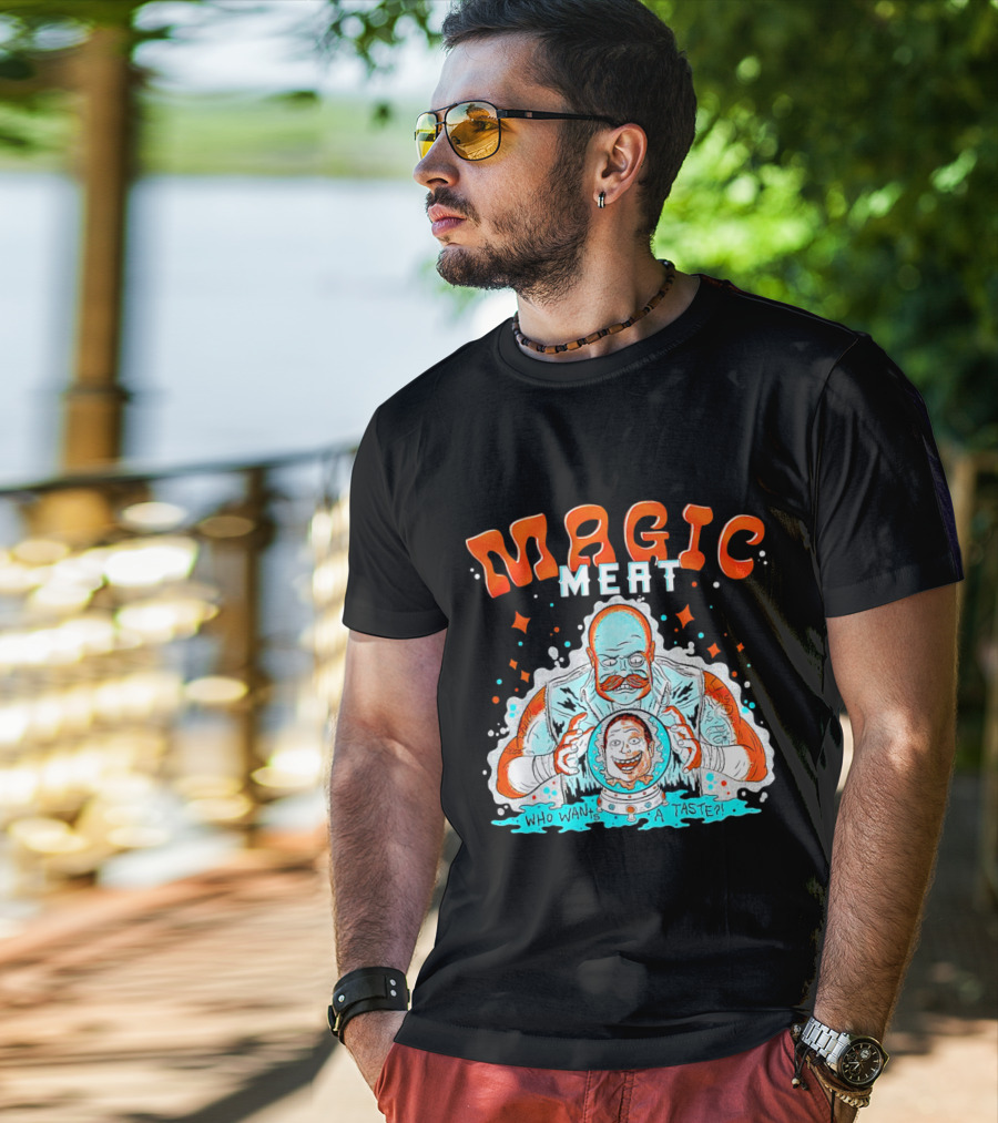 Magic Meat Who Wants A Taste Fortune Teller Chef T-Shirt