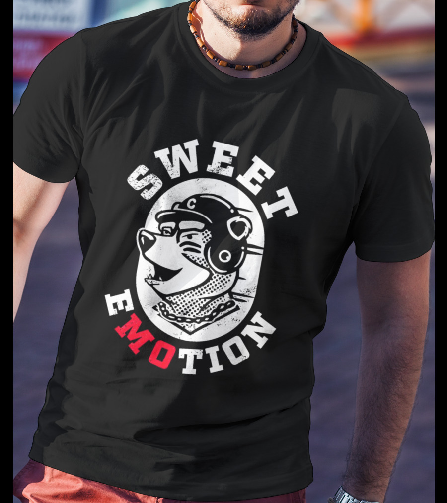 SWEET EMOTION Bear With Helmet And Glasses T-Shirt