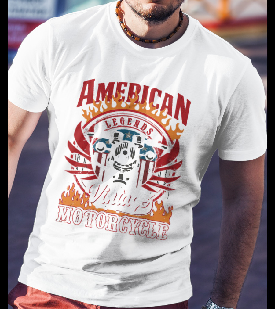 American Legends Vintage Motorcycle T-Shirt