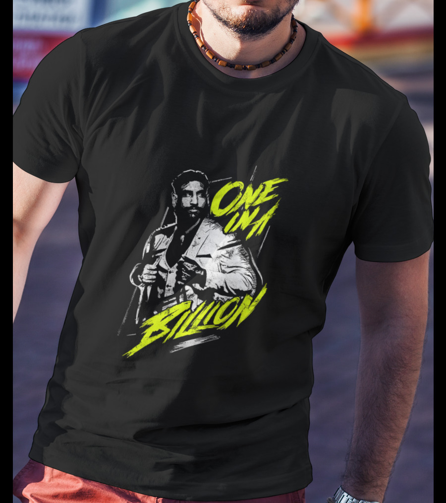 One In A Billion Satnam Singh Stylin’ Retro Vibe With Bold Neon Text T-Shirt