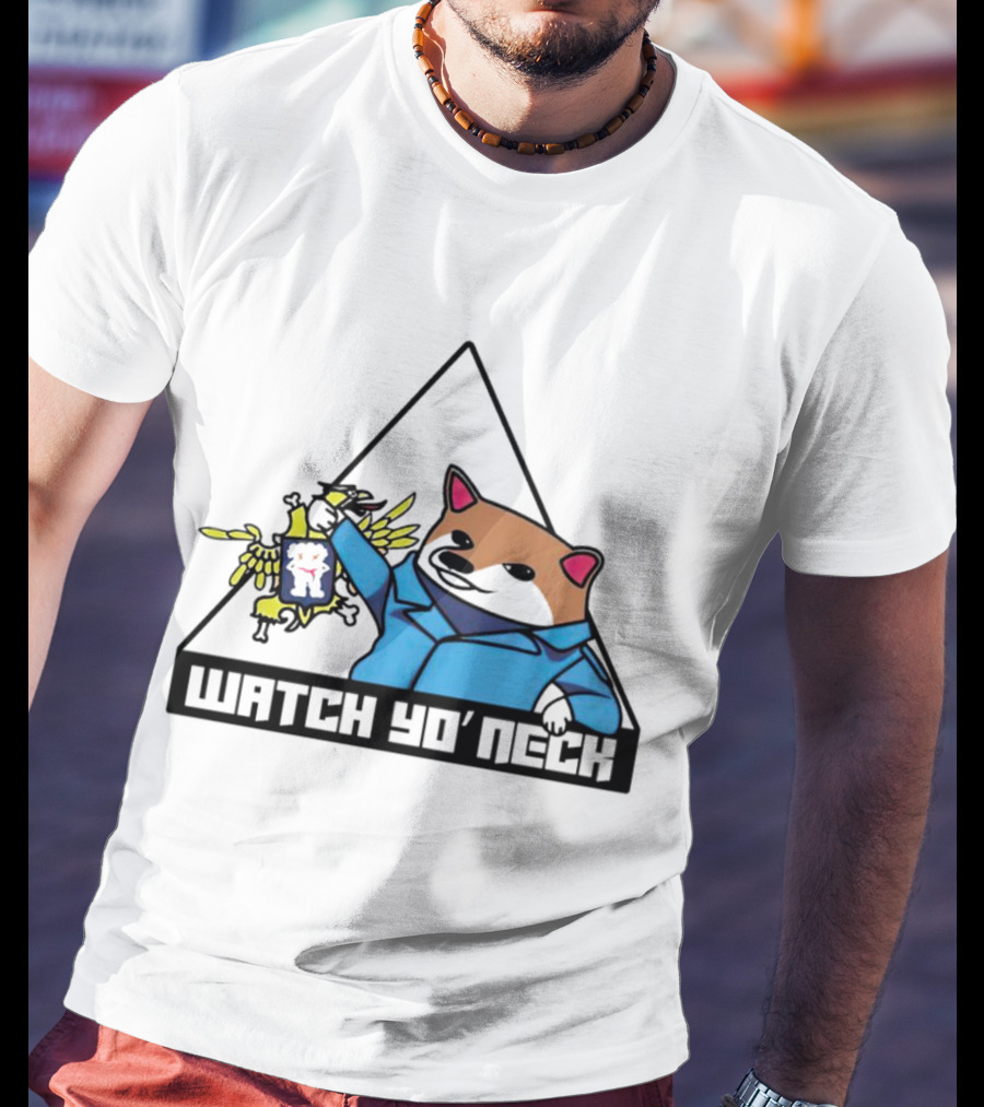 Watch Yo’ Neck Racoon Holding Chicken T-Shirt