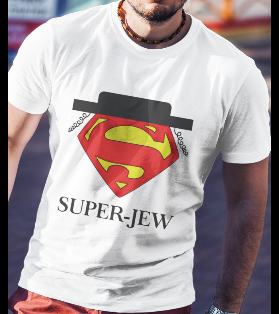 Superman Super-Jew Emblem T-Shirt
