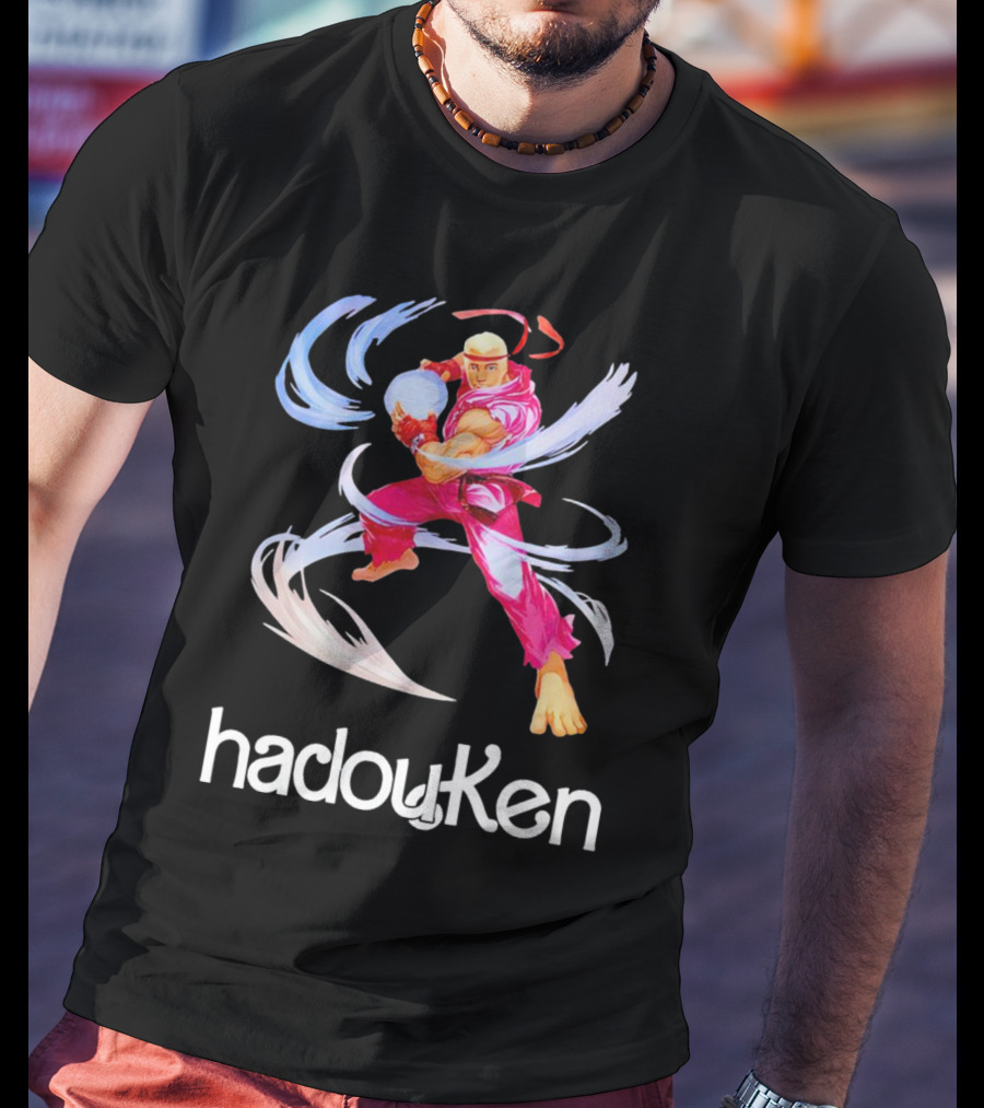 Barbie Hadou Ken Fighter Moves Hadouken T-Shirt