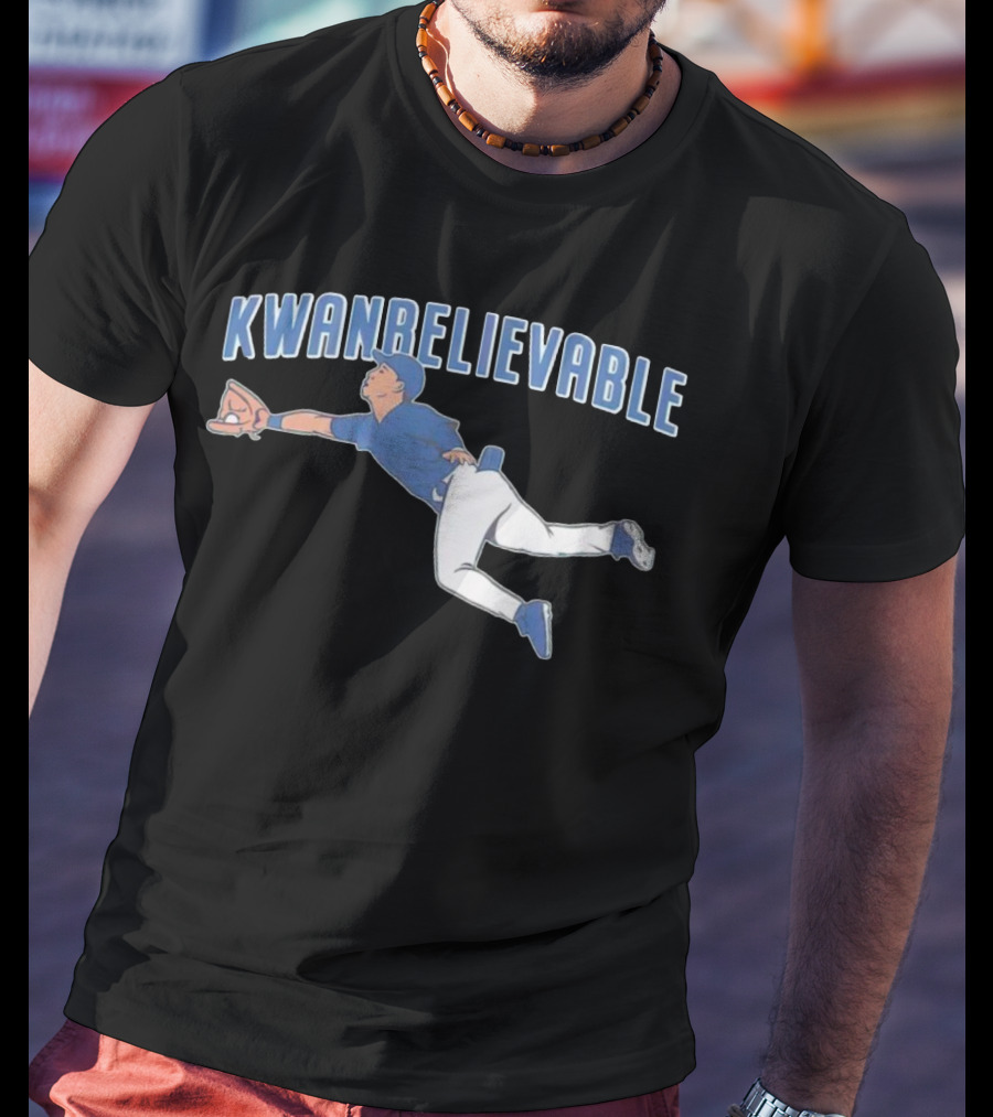 Cleveland Guardians Steven Kwan Kwan Believable Baseball Catch T-Shirt