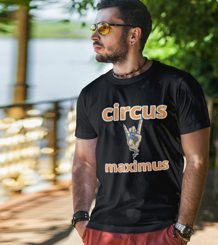 Circus Maximus Groovy Travis Scott Hand T-Shirt