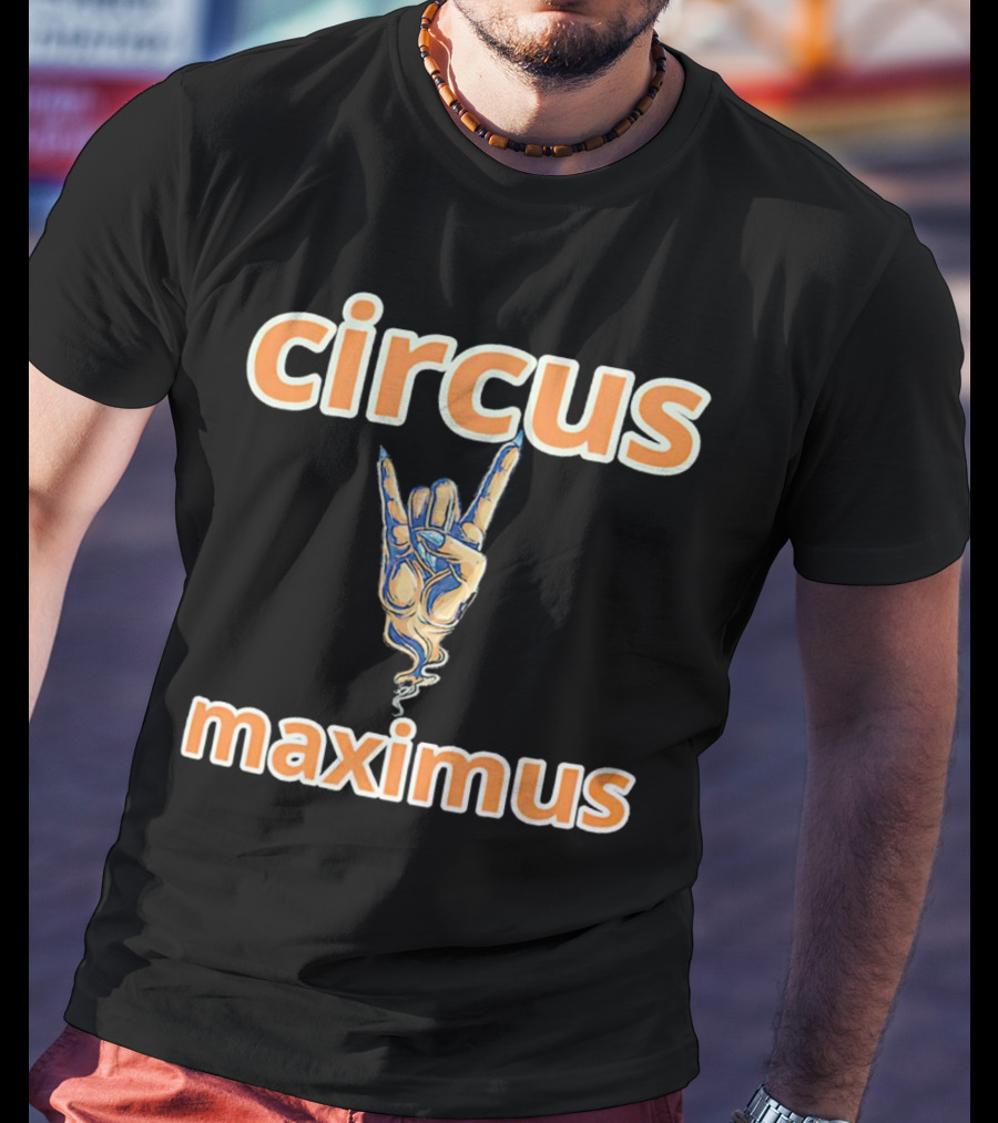 Circus Maximus Groovy Travis Scott Hand T-Shirt