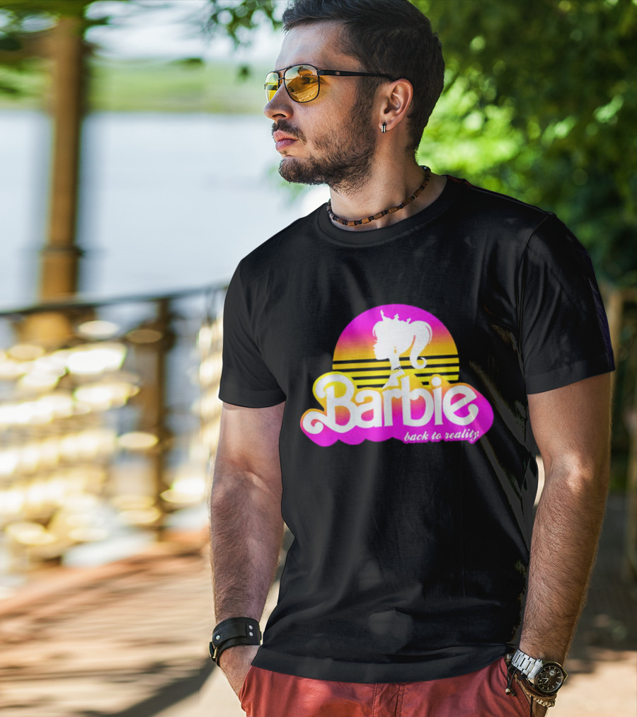 Barbie Back To Reality Retro Sunset T-Shirt
