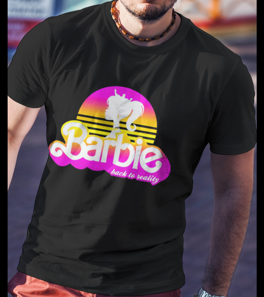 Barbie Back To Reality Retro Sunset T-Shirt