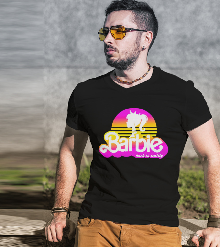 Barbie Back To Reality Retro Sunset T-Shirt