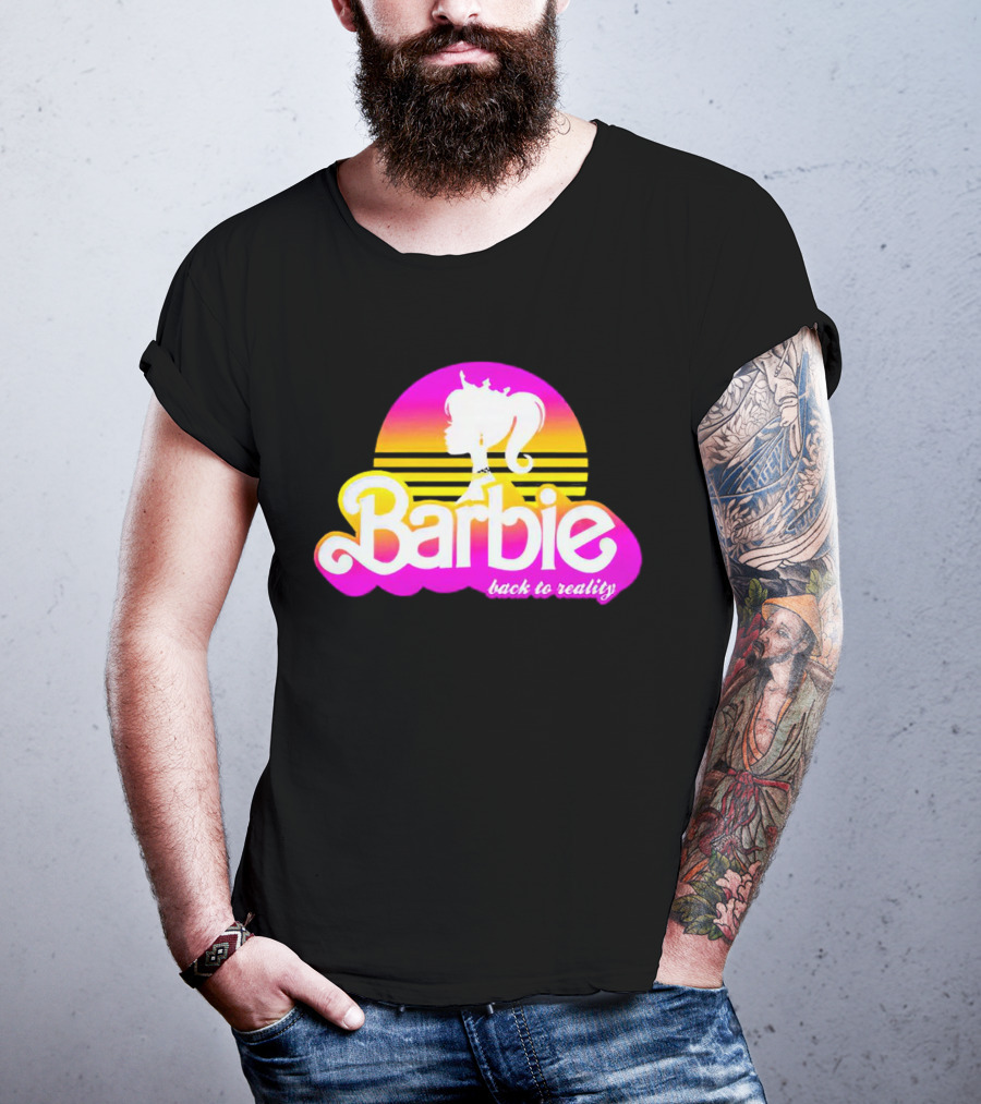 Barbie Back To Reality Retro Sunset T-Shirt