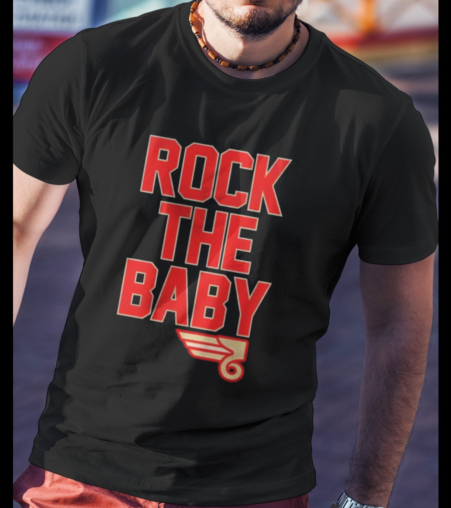 ROCK THE BABY Basketball Dunking T-Shirt