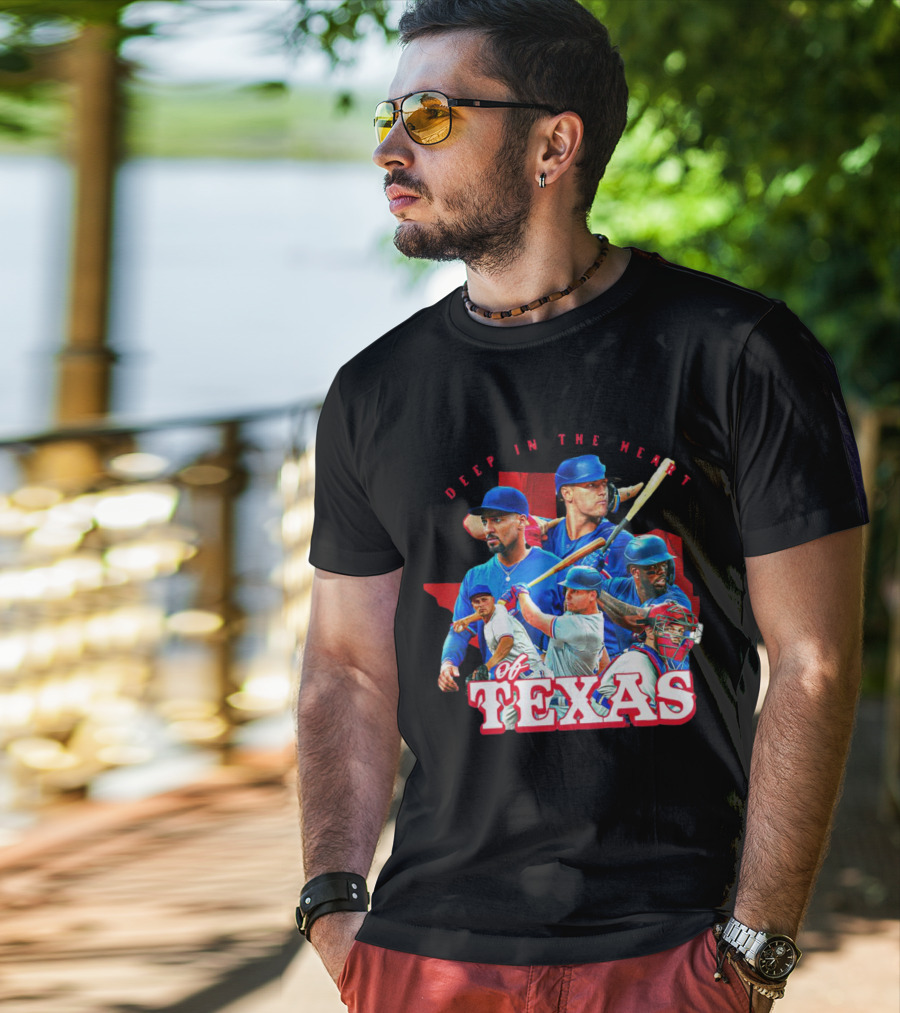 Deep In The Heart Of Texas Baseball T-Shirt