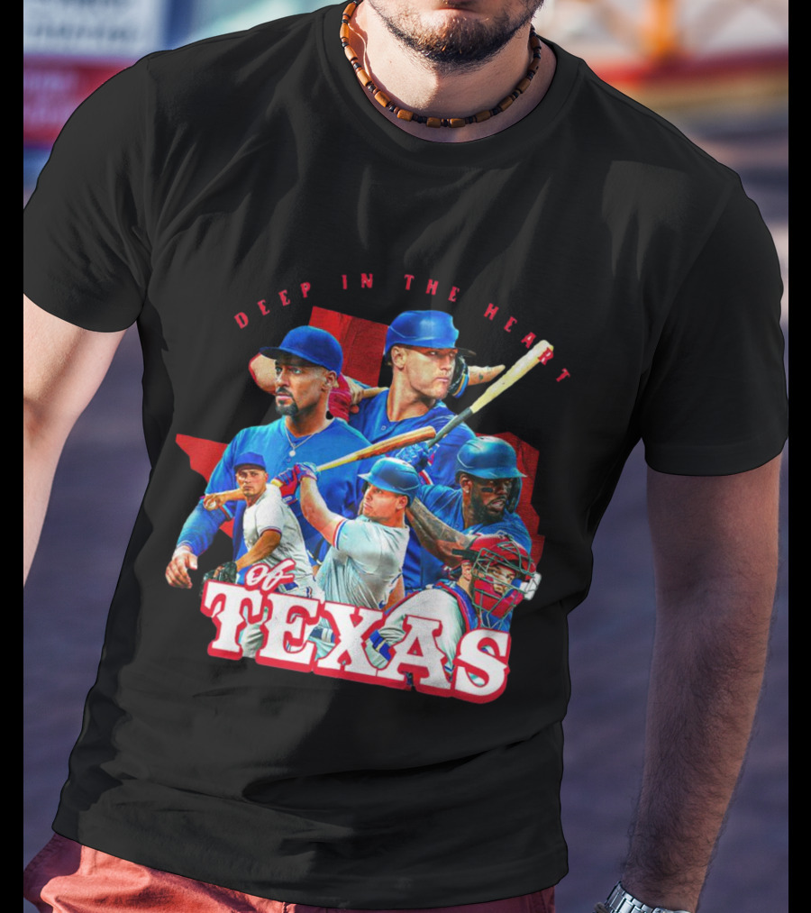 Deep In The Heart Of Texas Baseball T-Shirt
