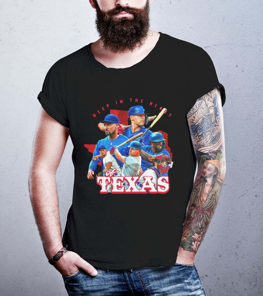 Deep In The Heart Of Texas Baseball T-Shirt