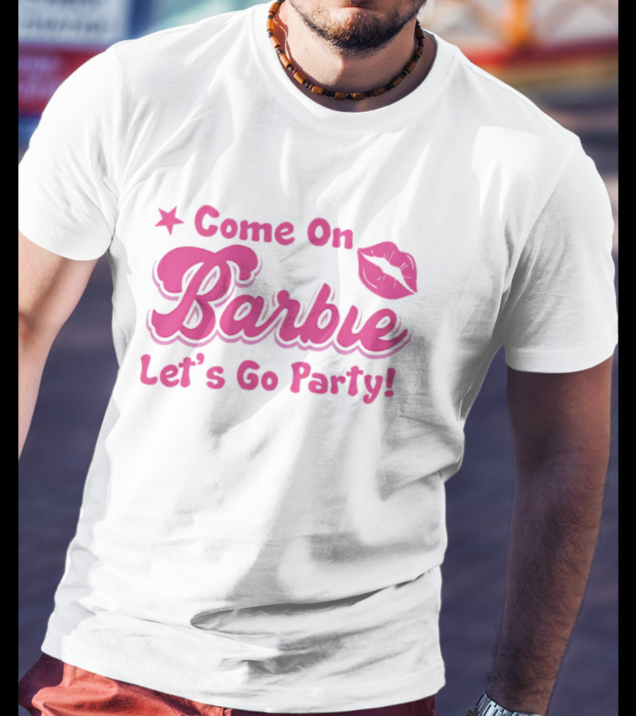 Come On Barbie Let's Go Party Lip T-Shirt