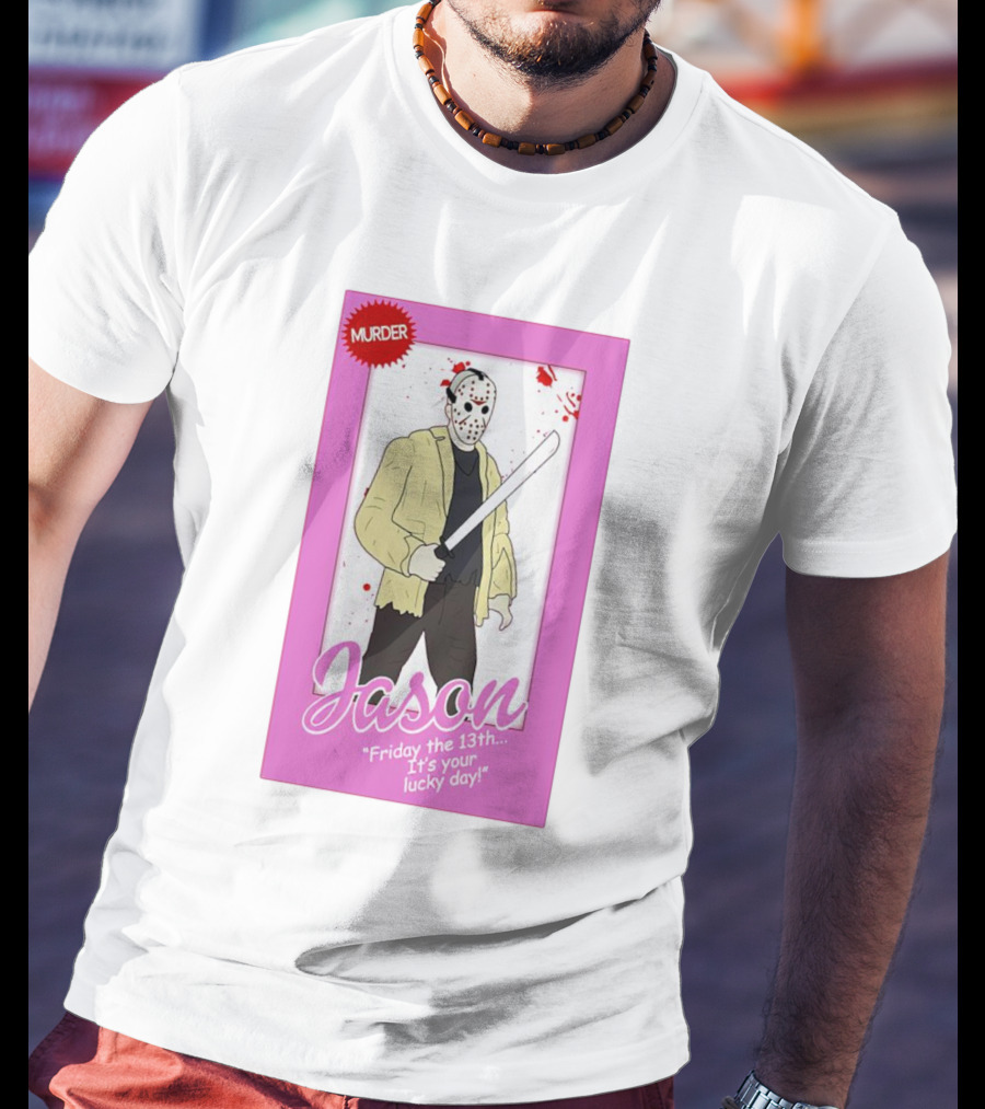 Jason Voorhees Friday The 13th It's Your Lucky Day Murder T-Shirt