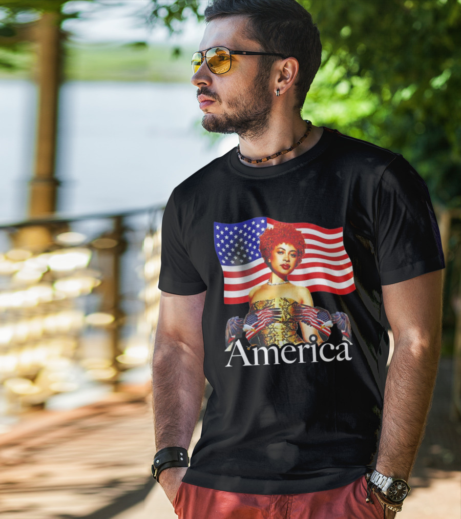 Ice Spice America United States Flag T-Shirt